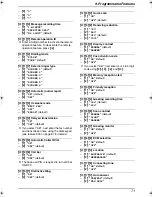 Предварительный просмотр 73 страницы Panasonic KX-FC241AL Operating Instructions Manual