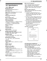 Preview for 109 page of Panasonic KX-FC241AL Operating Instructions Manual