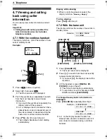 Preview for 38 page of Panasonic KX-FC243FX Operating Instructions Manual