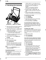 Preview for 42 page of Panasonic KX-FC243FX Operating Instructions Manual