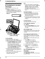 Preview for 58 page of Panasonic KX-FC243FX Operating Instructions Manual