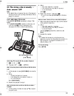 Preview for 39 page of Panasonic KX-FC255AL Operating Instructions Manual