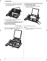 Preview for 72 page of Panasonic KX-FC258FX Operating Instructions Manual