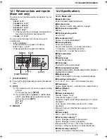 Preview for 75 page of Panasonic KX-FC258FX Operating Instructions Manual