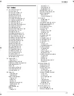 Preview for 77 page of Panasonic KX-FC258FX Operating Instructions Manual