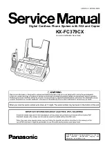 Preview for 1 page of Panasonic KX-FC379CX Service Manual