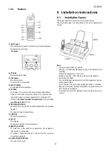 Предварительный просмотр 67 страницы Panasonic KX-FG2452CX Service Manual