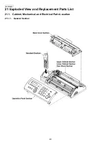 Предварительный просмотр 252 страницы Panasonic KX-FG2452CX Service Manual