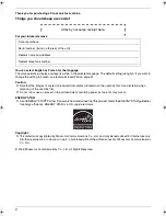 Preview for 2 page of Panasonic KX-FG5642C Operating Instructions Manual