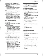 Предварительный просмотр 43 страницы Panasonic KX-FG6550 Operating Instructions Manual