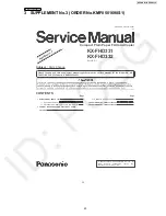 Preview for 23 page of Panasonic KX-FHD331 Service Manual