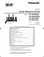 Panasonic KX-FKN514 Quick Reference Manual preview