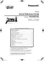 Panasonic KX-FKN526 Quick Reference Manual preview
