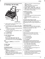 Preview for 29 page of Panasonic KX-FL313HK Operating Instructions Manual