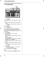 Preview for 42 page of Panasonic KX-FL313HK Operating Instructions Manual