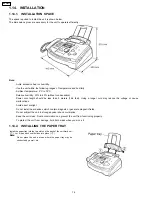 Предварительный просмотр 14 страницы Panasonic KX-FL501 Paper