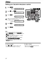 Предварительный просмотр 22 страницы Panasonic KX-FL501AL Operating Instructions Manual