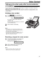 Предварительный просмотр 33 страницы Panasonic KX-FL501AL Operating Instructions Manual