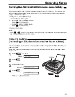 Предварительный просмотр 51 страницы Panasonic KX-FL501AL Operating Instructions Manual