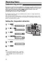 Предварительный просмотр 52 страницы Panasonic KX-FL501AL Operating Instructions Manual