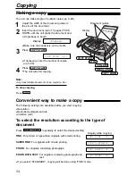 Предварительный просмотр 54 страницы Panasonic KX-FL501AL Operating Instructions Manual