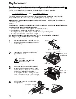 Предварительный просмотр 70 страницы Panasonic KX-FL501AL Operating Instructions Manual