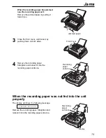 Предварительный просмотр 73 страницы Panasonic KX-FL501AL Operating Instructions Manual