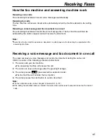 Preview for 45 page of Panasonic KX-FL501C Operating Instructions Manual