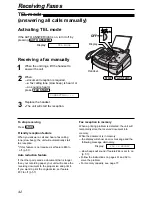 Preview for 44 page of Panasonic KX-FL501E Operating Instructions Manual