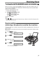 Предварительный просмотр 49 страницы Panasonic KX-FL503HK Operating Instructions Manual