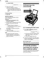 Preview for 42 page of Panasonic KX FL511 - B/W Laser - Fax Operating Instructions Manual