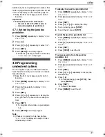 Preview for 43 page of Panasonic KX FL511 - B/W Laser - Fax Operating Instructions Manual