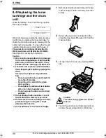 Preview for 58 page of Panasonic KX FL511 - B/W Laser - Fax Operating Instructions Manual