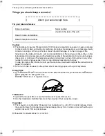 Предварительный просмотр 4 страницы Panasonic KX-FL511 Operating Instructions Manual