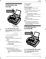 Preview for 33 page of Panasonic KX-FL511AL Operating Instructions Manual