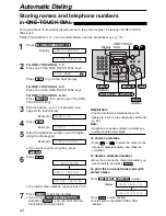 Preview for 22 page of Panasonic KX-FL521 - B/W Laser - Fax Operating Instructions Manual