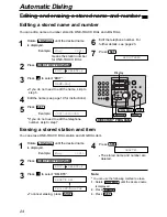 Preview for 24 page of Panasonic KX-FL521 - B/W Laser - Fax Operating Instructions Manual