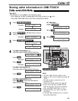 Preview for 29 page of Panasonic KX-FL521 - B/W Laser - Fax Operating Instructions Manual