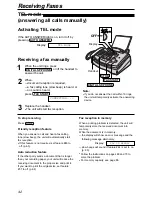 Preview for 42 page of Panasonic KX-FL521 - B/W Laser - Fax Operating Instructions Manual