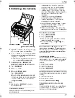 Предварительный просмотр 29 страницы Panasonic KX-FL611BL Operating Instructions Manual