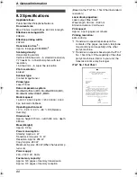 Preview for 62 page of Panasonic KX-FL611BL Operating Instructions Manual