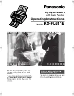 Panasonic KX-FL611E Operating Instructions Manual preview