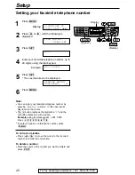 Предварительный просмотр 20 страницы Panasonic KX-FLB751 Operating Instructions Manual