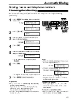 Предварительный просмотр 23 страницы Panasonic KX-FLB751 Operating Instructions Manual