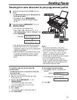 Предварительный просмотр 37 страницы Panasonic KX-FLB751 Operating Instructions Manual