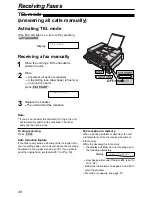 Предварительный просмотр 40 страницы Panasonic KX-FLB751 Operating Instructions Manual