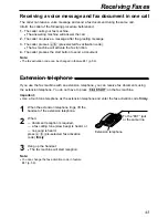 Предварительный просмотр 43 страницы Panasonic KX-FLB751 Operating Instructions Manual