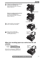 Предварительный просмотр 71 страницы Panasonic KX-FLB751 Operating Instructions Manual