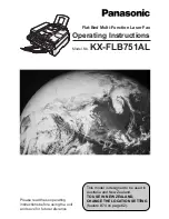 Panasonic KX-FLB751AL Operating Instructions Manual preview