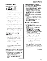 Preview for 69 page of Panasonic KX-FLB751E Operating Instructions Manual